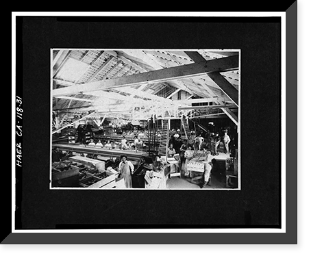 Historic Framed Print, California Citrus Heritage Recording Project, Riverside, Riverside County, CA - 31,  17-7/8" x 21-7/8"