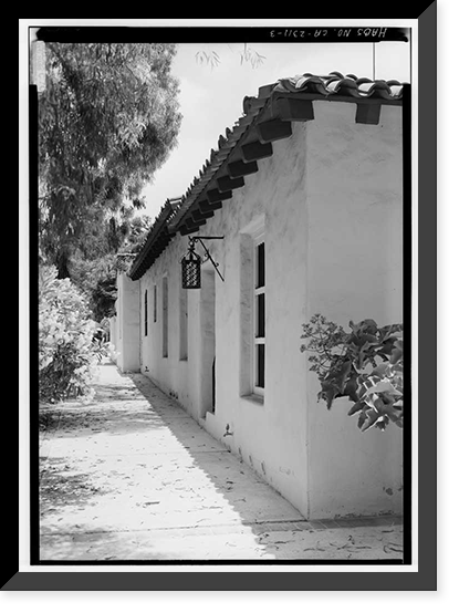 Sidney & Ruth Nelson Rowhouse, 6118 Paseo Delicias, Rancho Santa Fe, San Diego County, CA - 3, Antique Print