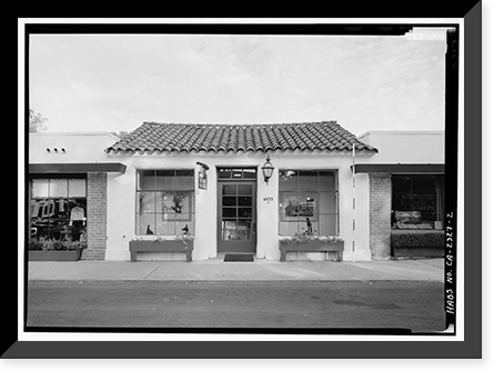 Garage Block Building, 6033 Paseo Delicias, Rancho Santa Fe, San Diego County, CA - 2, Vintage Print