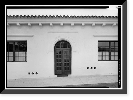 Santa Fe Land Improvement Company, Headquarters Building, 6015 Paseo Delicias, Rancho Santa Fe, San Diego County, CA - 6, Antique Print