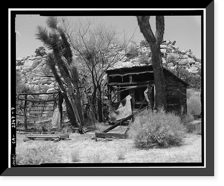 Desert Queen Ranch, Twentynine Palms vicinity, San Bernardino County, CA - 7, Vintage Print