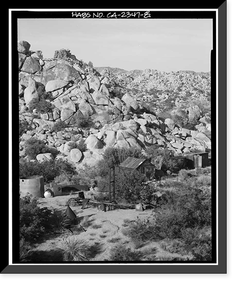 Desert Queen Ranch, Twentynine Palms vicinity, San Bernardino County, CA - 8, Vintage Print