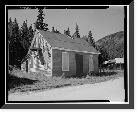 Stark House, South side, West Main Street, Saint Elmo (historical), Chaffee County, CO, Vintage Wall Art