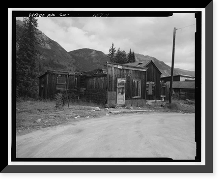Pushor-Stark Building, North side, West Main Street, Saint Elmo (historical), Chaffee County, CO Classic, Antique Poster