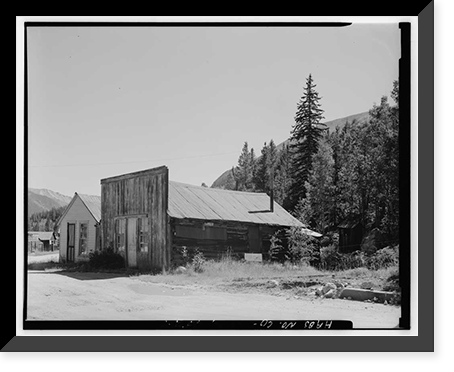 Russell-Thorp Building, West Main Street, Saint Elmo (historical), Chaffee County, CO, Historic Print