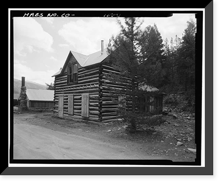 Whitney-Maine House, West Main Street, Saint Elmo (historical), Chaffee County, CO Classic, Vintage Wall Art
