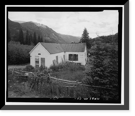 McKinney-Hellman House, 91690 First Street, Saint Elmo (historical), Chaffee County, CO, Vintage Wall Art