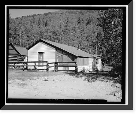 McKinney-Taber House, 21995 Gunnison Avenue, Saint Elmo (historical), Chaffee County, CO, Vintage Poster
