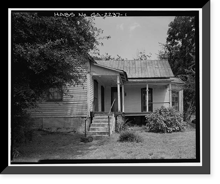 Drane's Rental House A, 413 North Jackson Street, Americus, Sumter County, GA Classic, Antique Print