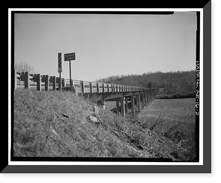 Buffalo River Bridge, Spanning Buffalo River on U.S. Highway 65, Marshall vicinity, Searcy County, AR - 2, Vintage Poster