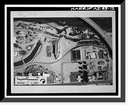 Yuma Main Street Water Treatment Plant, Jones Street at foot of Main Street, Yuma, Yuma County, AZ - 12, Vintage Wall Art