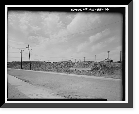 Yuma Main Street Water Treatment Plant, Jones Street at foot of Main Street, Yuma, Yuma County, AZ - 14, Historic Print