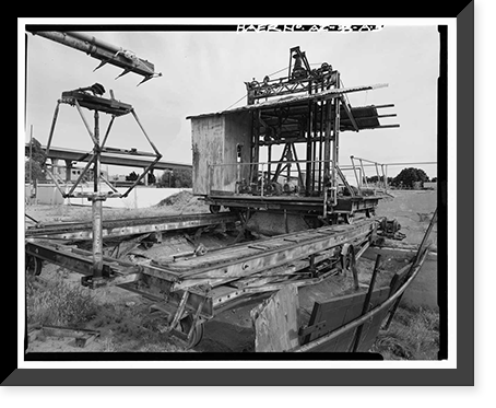 Yuma Main Street Water Treatment Plant, Blaisdell Slow Sand Filter Washing Machine, Jones Street at foot of Main Street, Yuma, Yuma County, AZ - 5 Classic, Historic Reproduction
