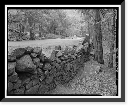 Bridalveil Fall Bridge No. 1, Spanning Bridalveil Creek on carriage road, Yosemite Village, Mariposa County, CA - 2 Classic, Antique Poster