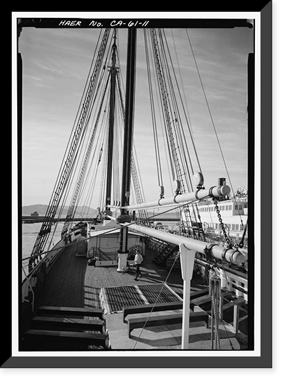 Schooner C.A. THAYER, Hyde Street Pier, San Francisco, San Francisco County, CA - 11, Vintage Wall Art