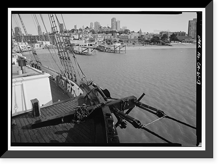 Schooner C.A. THAYER, Hyde Street Pier, San Francisco, San Francisco County, CA - 13, Antique Poster