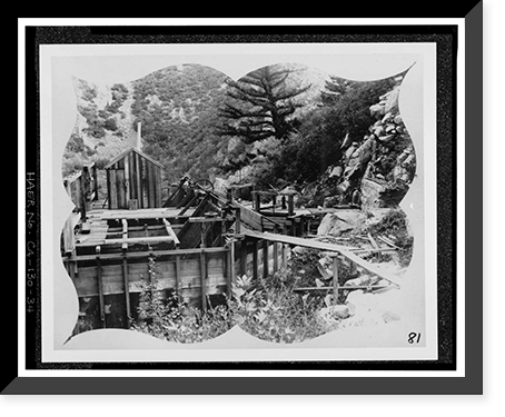 Santa Ana River Hydroelectric System, Redlands vicinity, San Bernardino County, CA - 34, Vintage Poster