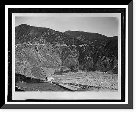 Santa Ana River Hydroelectric System, Redlands vicinity, San Bernardino County, CA - 44, Antique Print