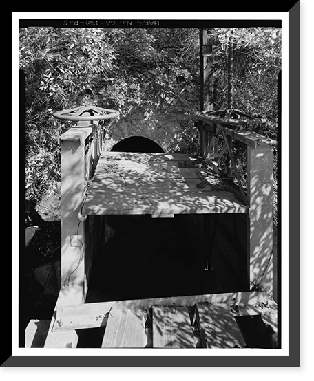 Santa Ana River Hydroelectric System, Sandbox at Breakneck Creek, Redlands vicinity, San Bernardino County, CA - 5, Antique Wall Art