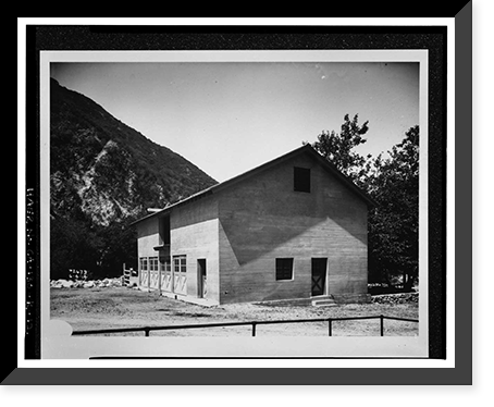 Santa Ana River Hydroelectric System, SAR-1 Stable, Redlands vicinity, San Bernardino County, CA - 12, Historic Reproduction