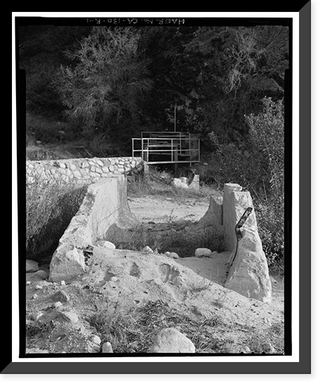 Santa Ana River Hydroelectric System, Abandoned Tunnel, Redlands vicinity, San Bernardino County, CA, Antique Print
