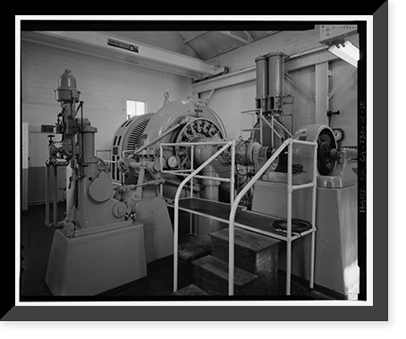 Santa Ana River Hydroelectric System, SAR-3 Powerhouse, San Bernardino National Forest, Redlands vicinity, San Bernardino County, CA - 10, Vintage Print