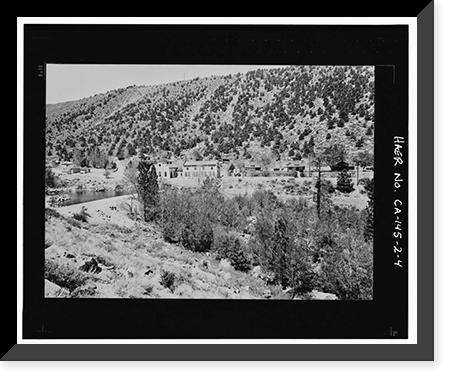 Bishop Creek Hydroelectric System, Plant 2, Bishop Creek, Bishop vicinity, Inyo County, CA - 4, Historic Reproduction