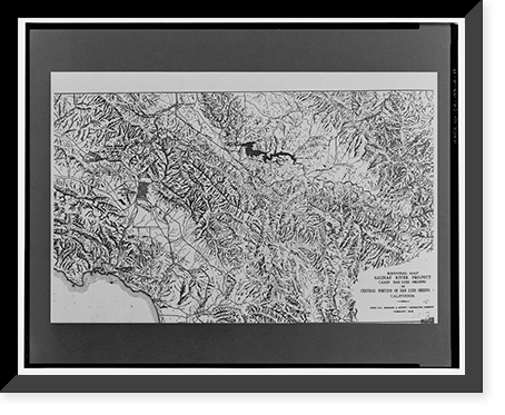 Salinas River Project, Cuesta Tunnel, Southeast of U.S. 101, San Luis Obispo vicinity, San Luis Obispo County, CA - 19, Vintage Poster