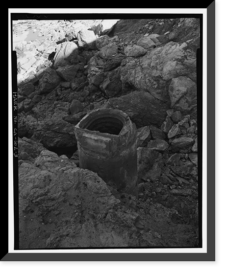 Historic Framed Print, Mile Rock Tunnel, Under Forty-eighth Avenue from Cabrillo Street to, San Francisco, San Francisco County, CA - 3,  17-7/8" x 21-7/8"