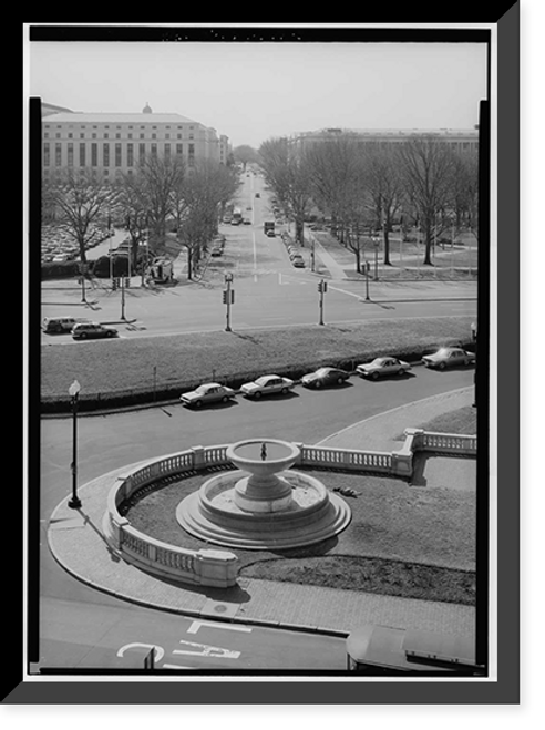 Historic Framed Print, Union Station Plaza, Washington, District of Columbia, DC - 6,  17-7/8" x 21-7/8"