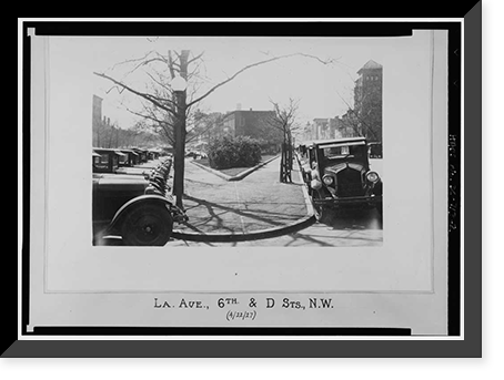 Indiana Avenue, Washington, District of Columbia, DC - 2, Historic Print