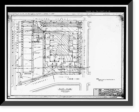 Techwood Homes, Store & Administration Building, 114-138 Merrit Avenue, Atlanta, Fulton County, GA - 13, Antique Poster