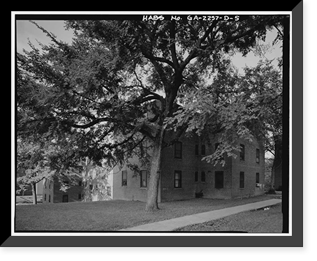 Historic Framed Print, Techwood Homes, Building No. 2, 569-573 Techwood Drive, Atlanta, Fulton County, GA - 5,  17-7/8" x 21-7/8"