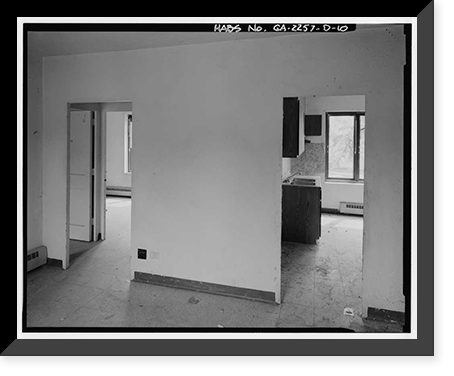 Techwood Homes, Building No. 2, 569-573 Techwood Drive, Atlanta, Fulton County, GA - 10, Antique Poster