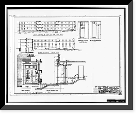 Techwood Homes, McDaniel Dormitory, 581-587 Techwood Drive, Atlanta, Fulton County, GA - 38, Historic Reproduction