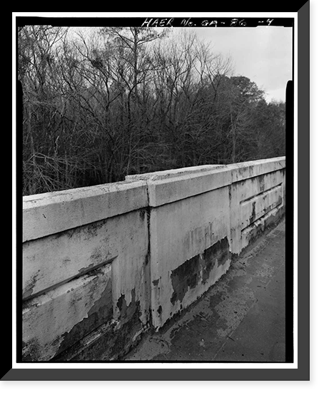 GDOT Bridge No. 027-00268X-00678N, County Road 268-Empress Road span Piscola Creek, Quitman vicinity, Brooks County, GA - 4, Antique Poster