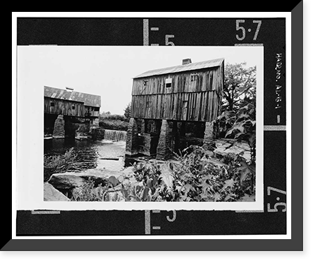 Boshell's Mill, Lost Creek at Alabama Route 124, 1.7 miles South o, Townley, Walker County, AL, Antique Print