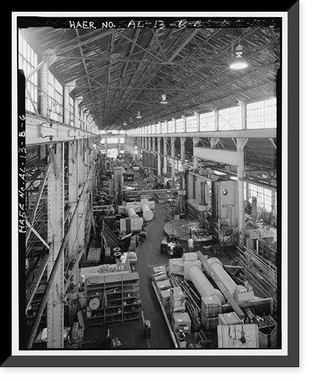 Hardie-Tynes Manufacturing Company, Machine Shop, 800 Twenty-eighth Street, North, Birmingham, Jefferson County, AL - 6, Historic Reproduction