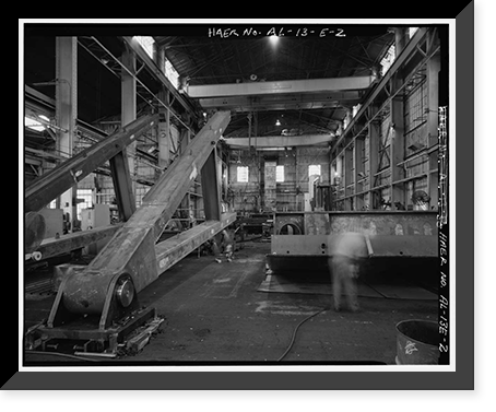 Hardie-Tynes Manufacturing Company, Erection Shop, 800 Twenty-eighth Street, North, Birmingham, Jefferson County, AL - 2 Classic, Vintage Print