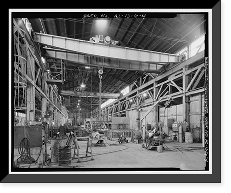 Hardie-Tynes Manufacturing Company, Fabrication Shop, 800 Twenty-eighth Street, North, Birmingham, Jefferson County, AL - 4, Historic Print