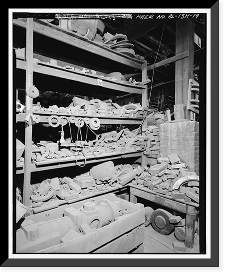 Hardie-Tynes Manufacturing Company, Pattern Shop, 800 Twenty-eighth Street, North, Birmingham, Jefferson County, AL - 19, Antique Poster
