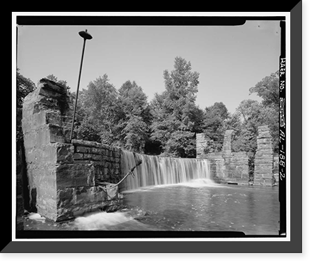 Boshell's Mill, Saw Mill, Bank of Lost Creek at State Route 124, South of U., Townley, Walker County, AL - 2, Antique Poster