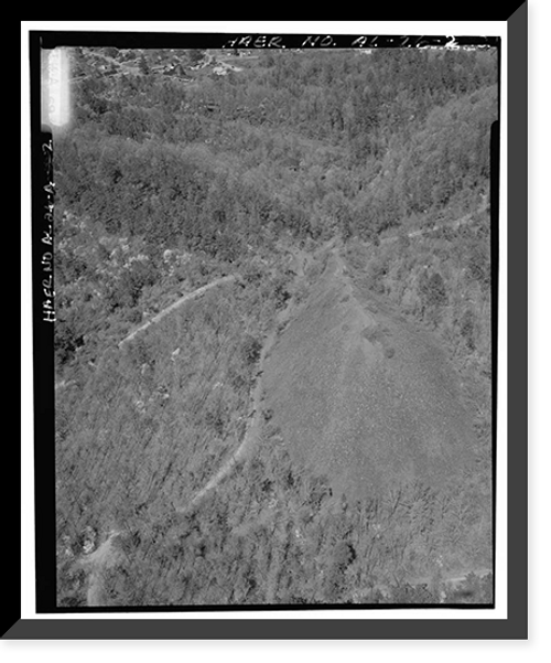 Historic Framed Print, Slosss Red Ore Mine No. 2, Red Mountain, Birmingham vicinity, Jefferson County, AL - 2,  17-7/8" x 21-7/8"