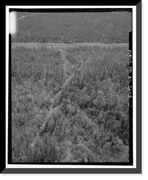 Historic Framed Print, Slosss Red Ore Mine No. 2, Red Mountain, Birmingham vicinity, Jefferson County, AL - 3,  17-7/8" x 21-7/8"