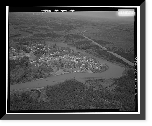 Historic Framed Print, Bayview Community, Off Birmingport Road (State Highway 269), Birmingham vicinity, Jefferson County, AL - 2,  17-7/8" x 21-7/8"