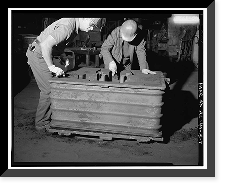 Stockham Pipe & Fittings Company, Ductile Iron Foundry, 4000 Tenth Avenue North, Birmingham, Jefferson County, AL - 7, Vintage Print