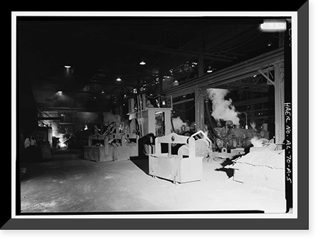 McWane Cast Iron Pipe Company, Pipe Casting Area, 1201 Vanderbilt Road, Birmingham, Jefferson County, AL - 5, Historic Print