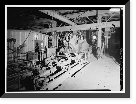 McWane Cast Iron Pipe Company, Pipe Casting Area, 1201 Vanderbilt Road, Birmingham, Jefferson County, AL - 13 Classic, Vintage Poster