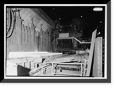Historic Framed Print, Central Iron Foundry, Hot Strip Mill Building, 1700 Holt Road, Holt, Tuscaloosa County, AL - 2,  17-7/8" x 21-7/8"