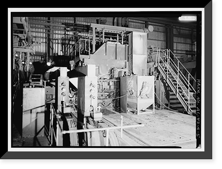 Historic Framed Print, Central Iron Foundry, Hot Strip Mill Building, 1700 Holt Road, Holt, Tuscaloosa County, AL - 5,  17-7/8" x 21-7/8"
